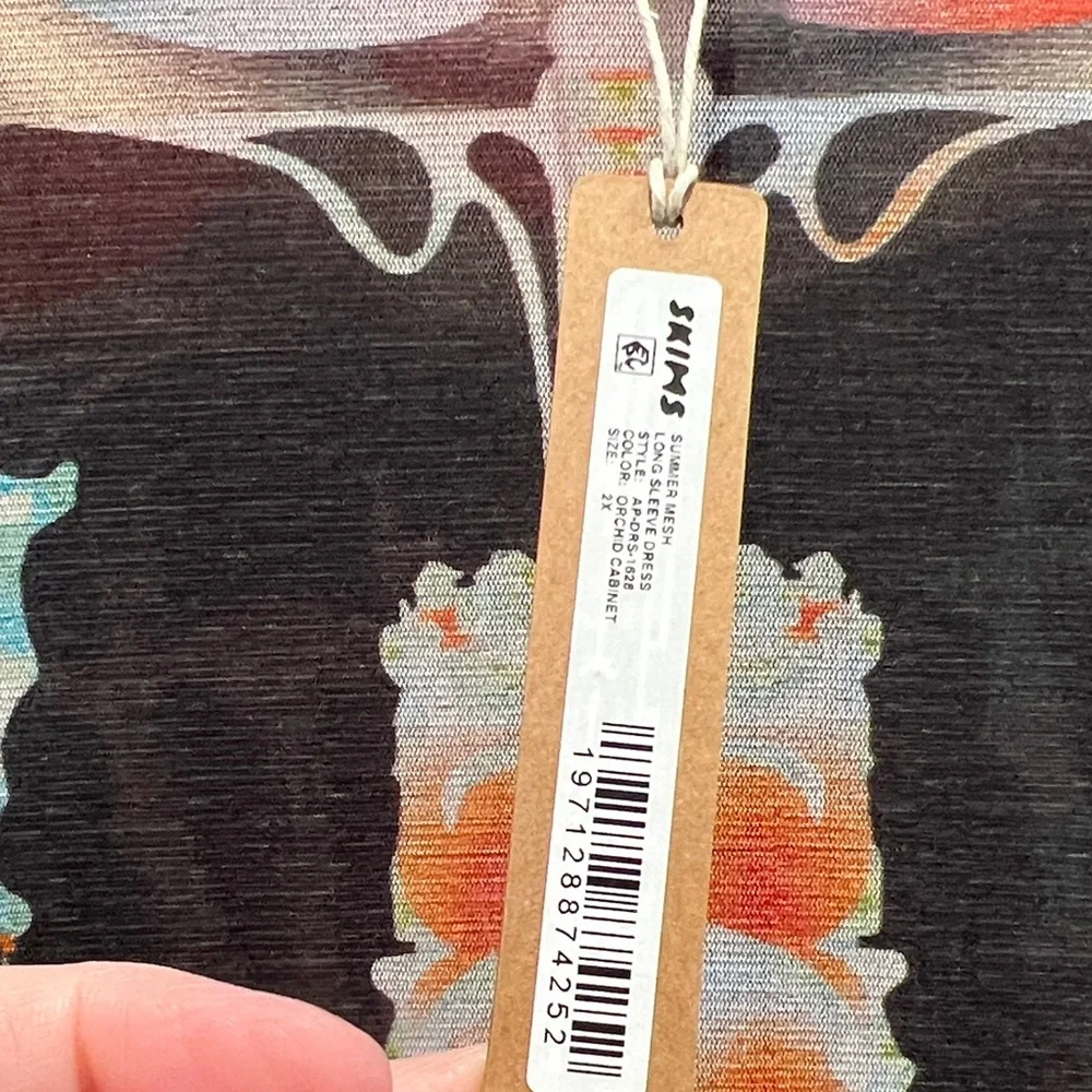 SKIMS long dress with tattoo print - Picture 2 of 7